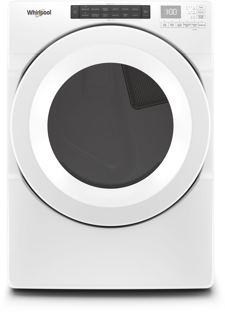 SECADORA DE CARGA FRONTAL WHIRLPOOL DE 7.4 CU. FT.